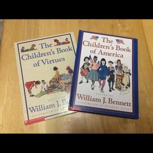 Children’s Book Of Virtues & America Pair